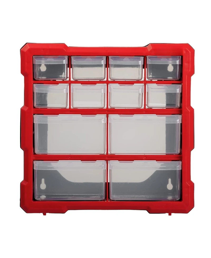 Xdovet Small Parts Organizer 12 Drawers Tool Box Hardware Storage