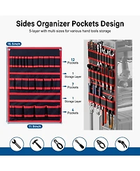Xdovet Power Tool Organizer Cart Charging Station Rolling Storage Rack