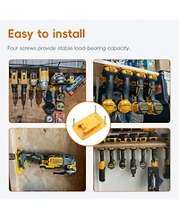 Xdovet Tool Holder Wall Mount Drill Organizer Rack