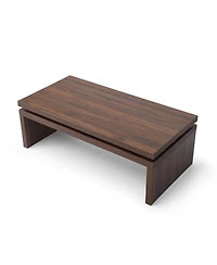 Streamdale Furniture Mid-Century Modern Solid Firwood Coffee Table