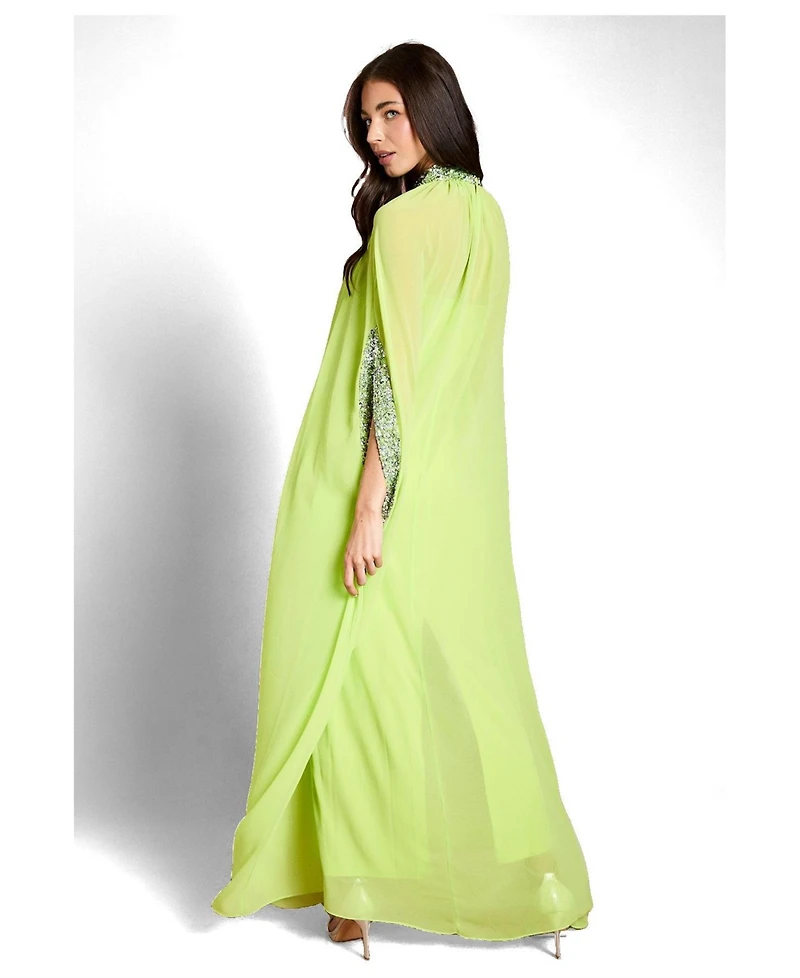Coast Women's Muse Chiffon Cape Dress