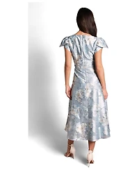 Coast Women's Printed Belted Midi Dress
