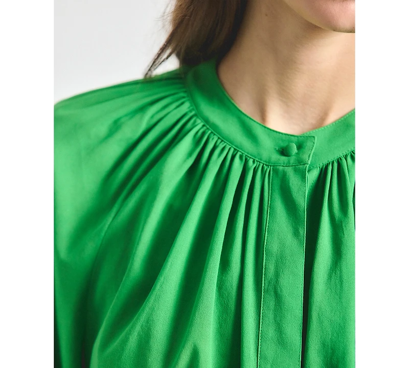 Derek Lam 10 Crosby Women's Zoey Balloon-Sleeve Top