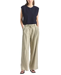 Derek Lam 10 Crosby Women's Archer Mid-Rise Wide-Leg Suiting Trousers