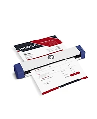 Hp PS100W Portable Wireless Document Scanner Compact Simplex Usb Wi-Fi Rechargeable for Pc