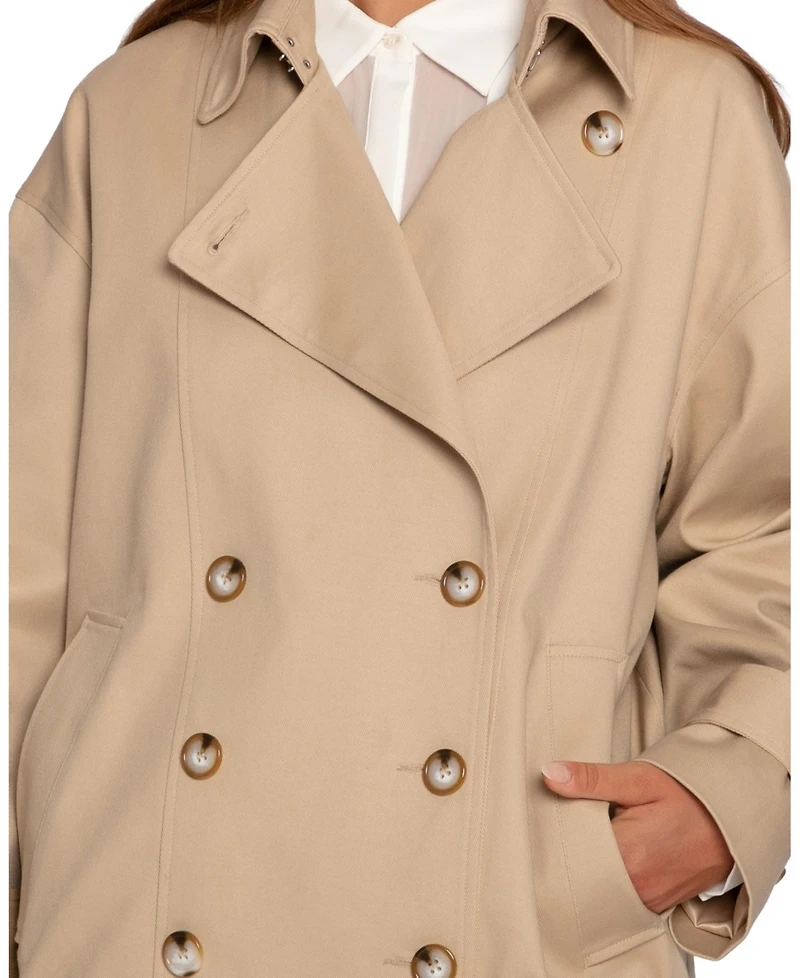 Belle & Bloom Women's Weekend Trench Bomber Jacket