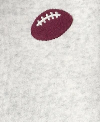 Carter's Toddler Boys' 2T-5T Football Fleece Henley Sweatshirt and Jogger Pants, 2-Piece Set