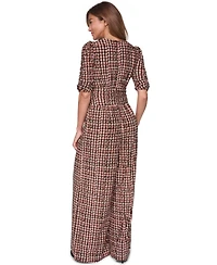 Vince Camuto Women's V-Neck Jumpsuit