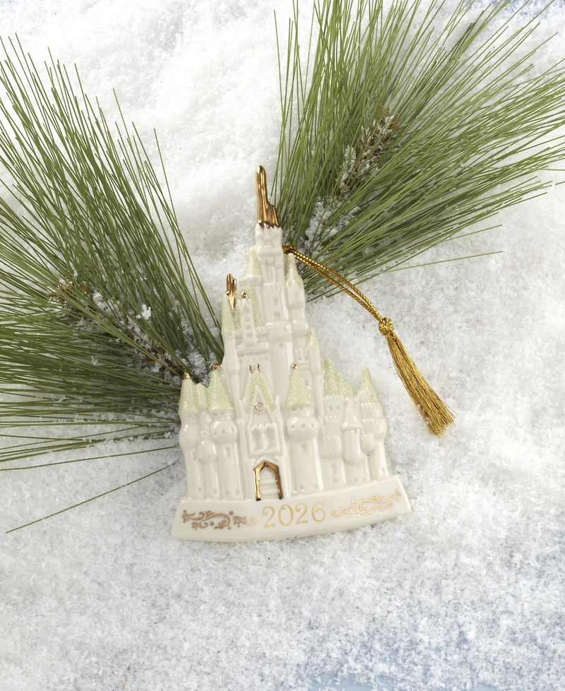 Lenox 2026 Dated Cinderella's Castle Ornament