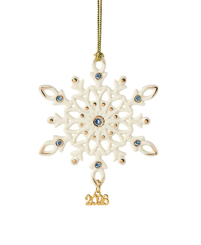Lenox 2026 Gemmed Snowflake Ornament