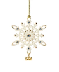 Lenox 2026 Gemmed Snowflake Ornament