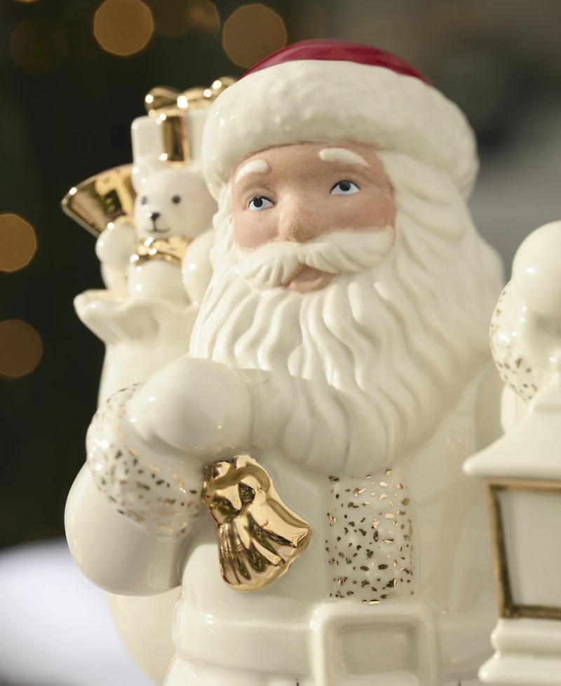 Lenox Santa with Lantern Figurine