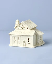 Lenox Mistletoe Park Lit Winery Figurine