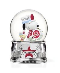 Lenox Peanuts Macy's 100th Parade Snow Globe