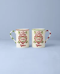 Lenox Holiday First Christmas Together Mug, Set of 2