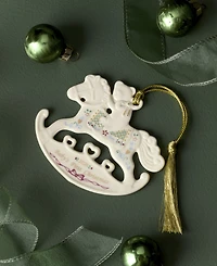 Lenox 2026 Baby's 1st Christmas Rocking Horse Ornament