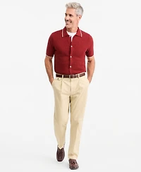 Club Room Men's Relaxed-Fit Pleated Chinos, Macy's Exclusive