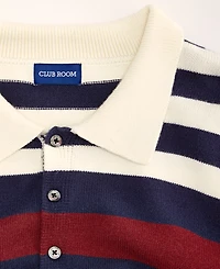 Club Room Men's Long-Sleeve Striped Polo Sweater, Macy's Exclusive