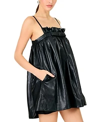 Line & Dot Women's Noir Sleeveless Mini Dress
