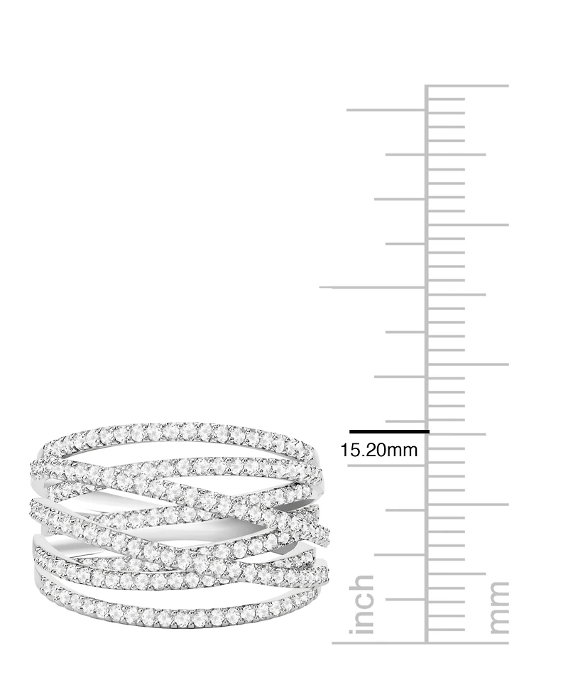 Macy's Diamond Ring (1 ct. t.w.) in Sterling Silver