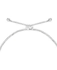 Macy's Lab-Grown Diamond Bolo Bracelet (1-1/2 ct. t.w.) in Sterling Silver
