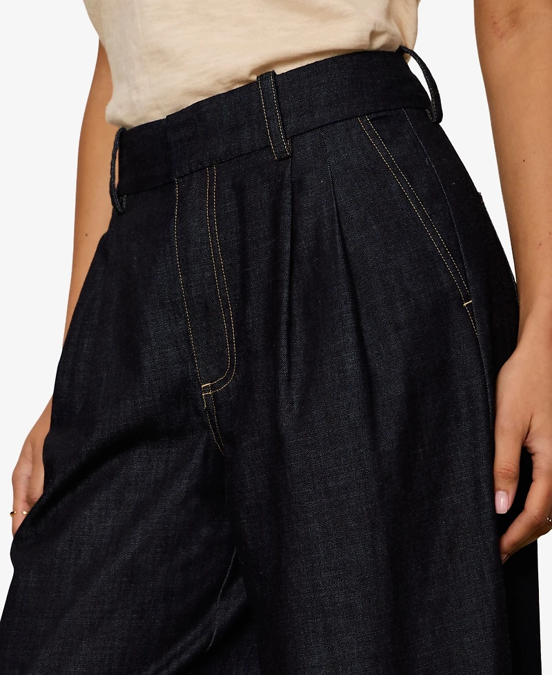 Sanctuary Women's Mid-Rise Balloon-Leg Ankle Jeans