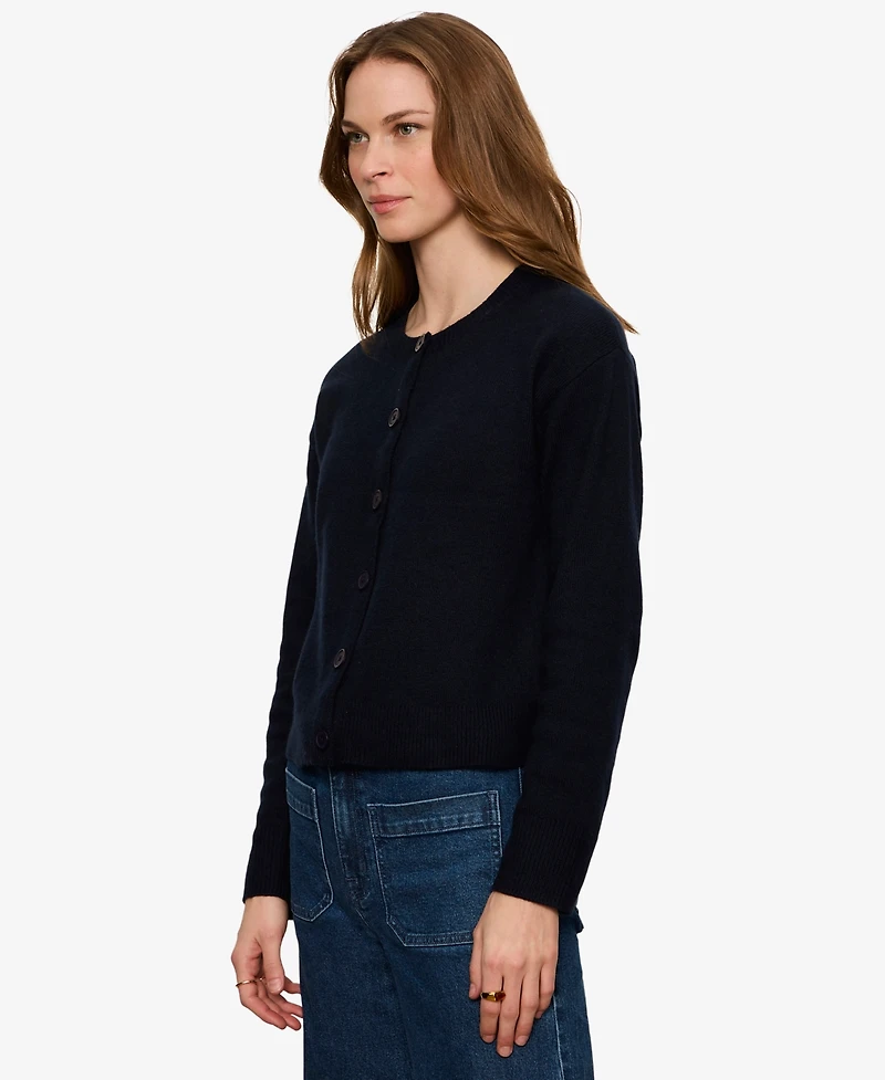 Sanctuary Women's Semi-Cropped Crewneck Sweater