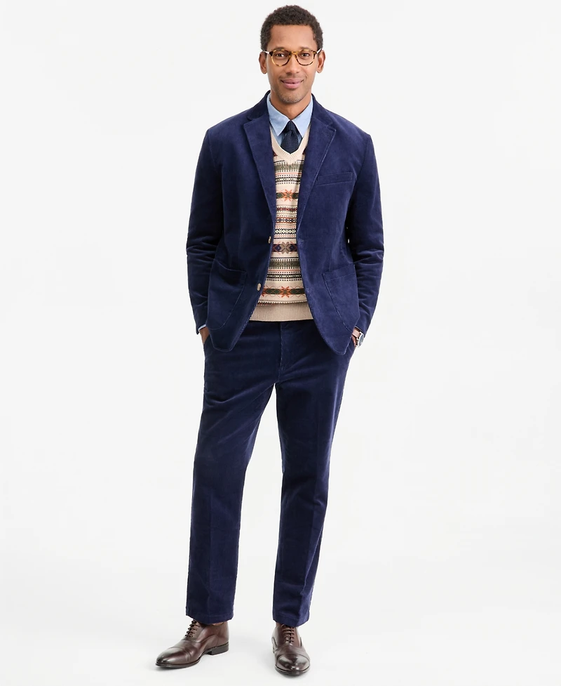 Club Room Men's Cotton Fair Isle Sweater Vest, Macy's Exclusive