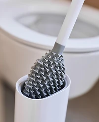 Joseph Joseph 2-Piece Flex TriBlade Toilet Brush & Holder Set