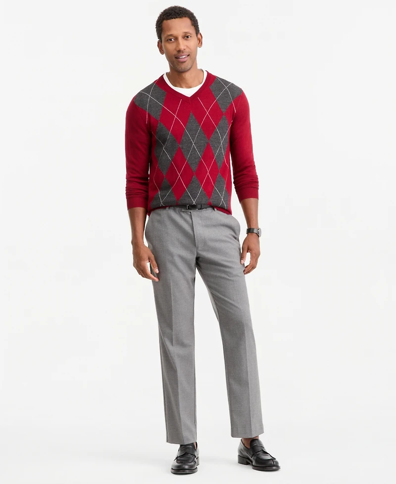 Club Room Men's Argyle V-Neck Sweater, Macy's Exclusive