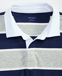 Club Room Men's Stripe Short-Sleeve Rugby Shirt, Macy's Exclusive