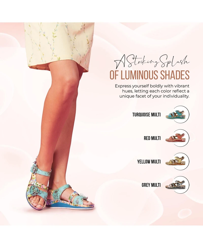 L'Artiste Women's Spring Step Joelina-Dazi Ankle Sandal with Buckle