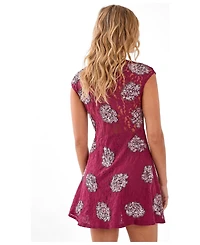 Nasty Gal Women's Plunge Skater Mini Dress