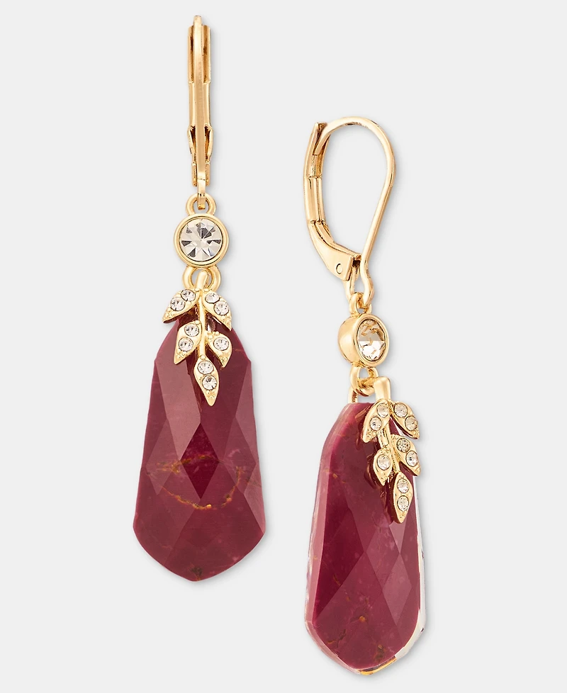 lonna & lilly Pave Stone Drop Earrings