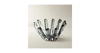 Z Gallerie Bossa Glass Bowl - Smoke