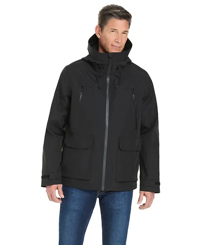 Vince Camuto Men's Short Rain Parka Jacket