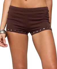 Edikted Women's Ariadna Studded Micro Shorts