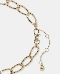 Dkny Pave Large Link Collar Necklace, 16" + 3" extender