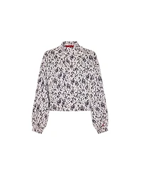 Pcfg Women's The Party Edit Satin Cropped Bomber Jacket