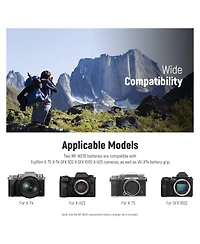 Neewer Np-W235 Camera Battery and Charging Accessory with 2400mAh for Fujifilm X-T5 X-T4 Gfx 100S X-H2S X-S20 Gfx