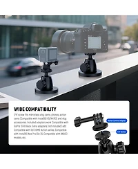 Neewer Gp-101 Camera Mounting Accessory for select GoPro, Dji and Insta360 action cameras