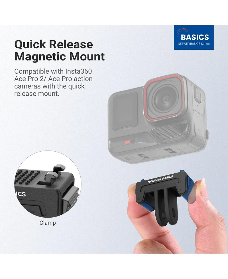 Neewer DP05 Camera Mounting Accessory for Insta360 Ace Pro 2/Ace Pro/X5