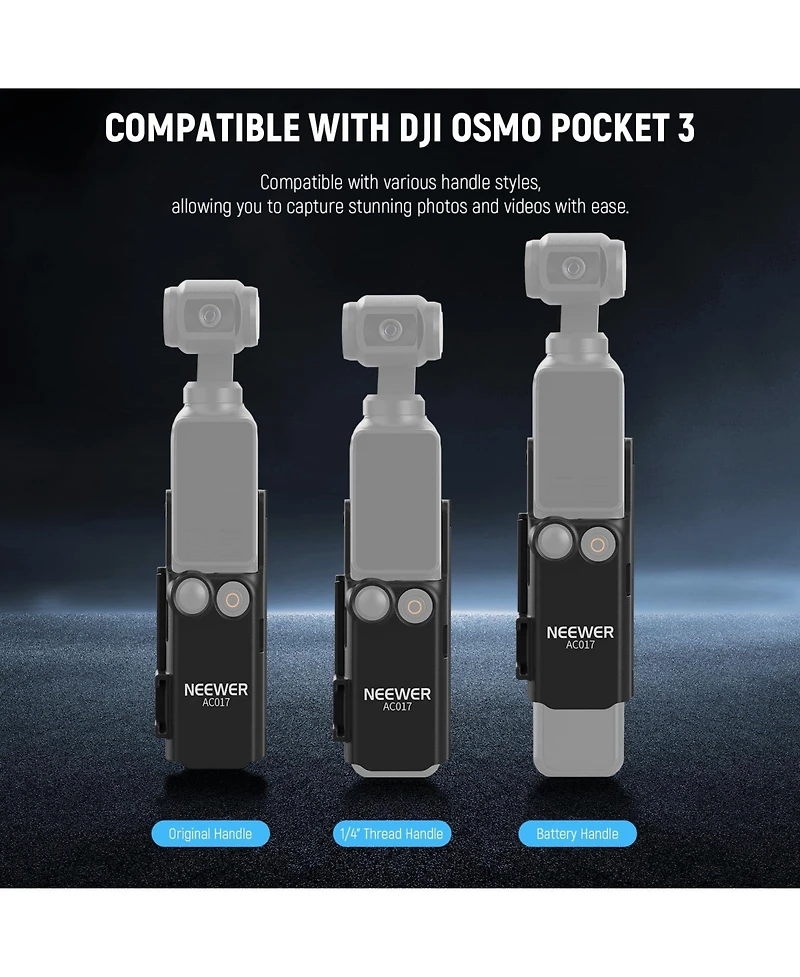 Neewer AC017 Camera Mounting Accessory for Dji Osmo Pocket 3