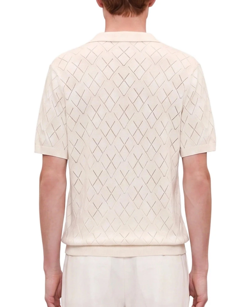 Pcfg Men's Daydreamers Short Sleeve Knit Polo T-Shirt