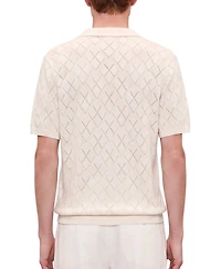 Pcfg Men's Daydreamers Short Sleeve Knit Polo T-Shirt