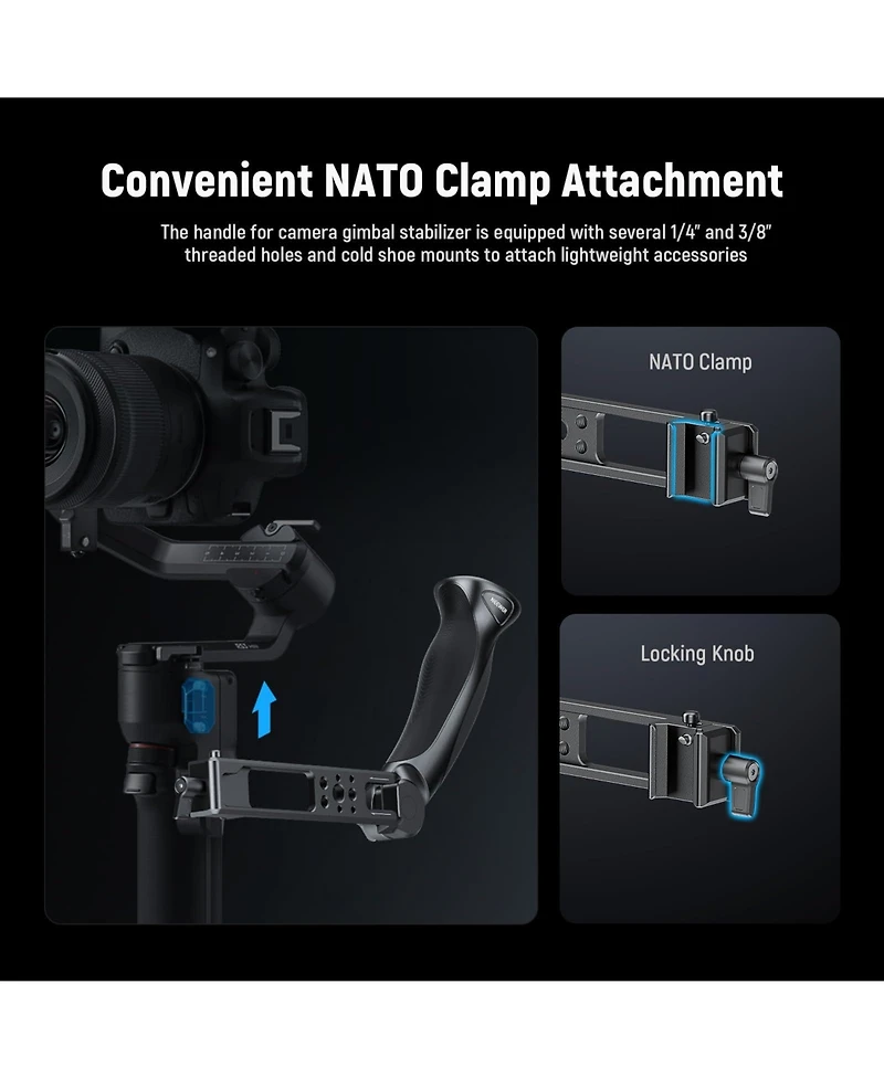 Neewer CA143 Camera and Photo Accessory for Dji Ronin Rs4Mini RS4 RS4Pro RS3 Mini RS