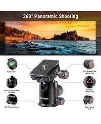 Neewer TP014 Camera Tripod with 76 Inch, 17.6 lb