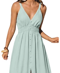 Cupshe Women's Grand Entrance Green Midi Beach Dress
