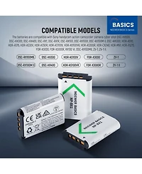 Neewer Np-BX1 Camera Battery and Charging Accessory with 1090mAh for Sony ZV1 Zv-1 Ii Cybershot RX100 RX100II RX100M