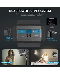 Neewer Led Video Light with Cri 96, Bi-Color
